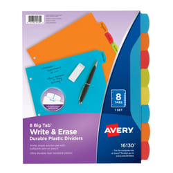 Avery 16130 divider Plastic Multicolour 1 pc(s)