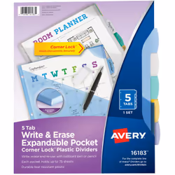 Avery 16183, Multicolour, Plastic, 235 mm, 283 mm, 1 pc(s)