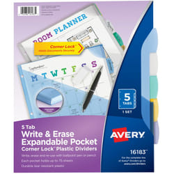 Avery 16183 divider Plastic Multicolour 1 pc(s)