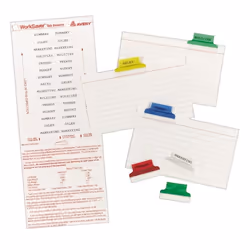 Avery 16219 tab index Blank tab index Assorted colours