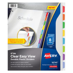 Avery 16741 divider Plastic Multicolour 1 pc(s)