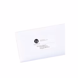 Avery 48163 addressing label Self-adhesive label White