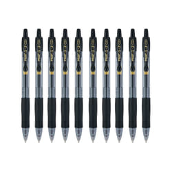 Pilot G2 Retractable Gel Ink Roller Ball Pens  Bold Point Black 10-PACK(31237)