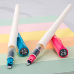 PILOT Parallel Caligraphy Pens  Assorted Point Sizes and Colors  6 Count (12722)