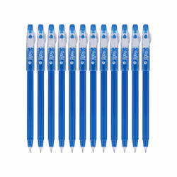 Pilot FriXion ColorSticks Erasable Gel Ink Pens Fine Point 0.7 mm Pack of 12 Blue