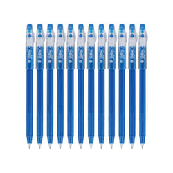 Pilot  FriXion ColorSticks Erasable Gel Ink Pens  Fine Point 0.7 mm  Pack of 12  Blue