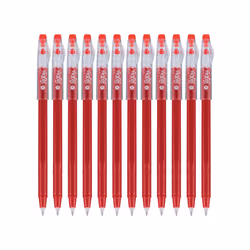 Pilot  FriXion ColorSticks Erasable Gel Ink Pens  Fine Point 0.7 mm  Pack of 12  Red