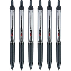 Pilot  Precise V5 RT Refillable & Retractable Rolling Ball Pens  Extra Fine Point 0.5 mm  Black  Pack of 6
