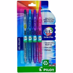 PILOT B2P Colors New 2020! in retail packaging - Bottle to Pen Refillable & Retractable Rolling Ball Gel Pen Made From Recycl ...