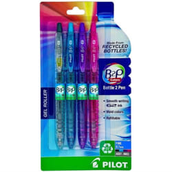 PILOT B2P Colors New 2020! in retail packaging - Bottle to Pen Refillable & Retractable Rolling Ball Gel Pen Made From Recycled Bottles  Fine Point  C