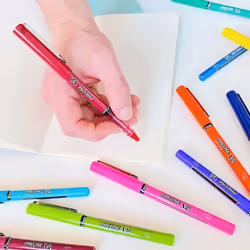 Pilot  Precise V5  Capped Liquid Ink Rolling Ball Pens  Extra Fine Point 0.5 mm  Red  Pack of 14