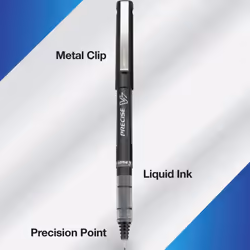 Pilot  Precise V7  Capped Liquid Ink Rolling Ball Pens  Fine Point 0.7 mm  Limited Edition Assorted Colors  Pack of 9