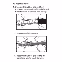 PILOT Pen Precise V5 RT Liquid Ink Refill For Retractable Pens  Extra Fine Point  0.5mm  Black Ink  12-Pack