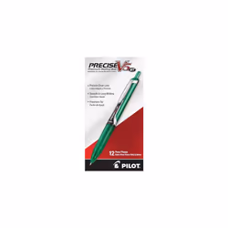 Pilot  Precise V5 RT Refillable & Retractable Rolling Ball Pens  Extra Fine Point 0.5 mm  Green  Pack of 12