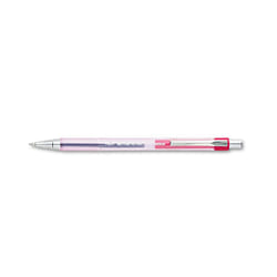 Pilot Better Retractable Ballpoint Pens  Medium Point  1.0 mm  Crystal Barrel  Red Ink  Pack Of 12