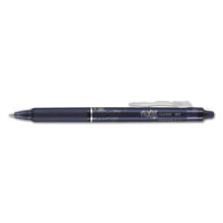 Pilot FriXion .7mm Clicker Erasable Gel Pens - Fine Pen Point - 0.7 mm Pen Point Size - Refillable - Navy Blue Gel-Based Ink - Navy Blue Barrel - 12 /
