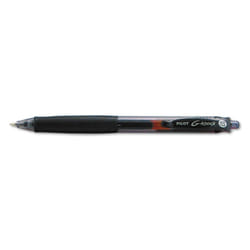 Pilot G-Knock BeGreen Refillable & Retractable Gel Ink Pens  Fine Point  Black Ink  12-Pack (31506)