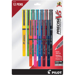 Pilot Precise V5 Assorted colours Stick ballpoint pen Extra Fine 12 pc(s)
