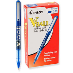 Pilot Vball Blue Stick ballpoint pen Fine 12 pc(s)