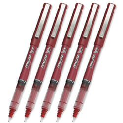 Pilot Precise V7 Stick Roller Ball Pen PEN PRECISE V7 FINE RD (Pack of5)