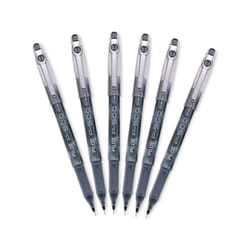 Pilot Precise P-500 Gel Ink Rolling Ball Pens  Extra Fine Point  Black Ink  6 Pens