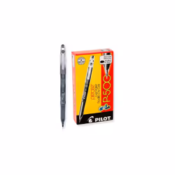 Pilot Precise P-500 Gel Ink Rolling Ball Pens  Extra Fine Point  Black Ink  6 Pens