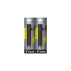 PILOT FriXion Point Erasable Gel Ink Refills  Extra Fine Point  0.5mm  Black Ink  6 Refills