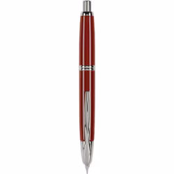 PILOT Vanishing Point Collection Refillable & Retractable Fountain Pen Red Barrel with Rhodium Accents Blue Ink Fine Nib ( ...