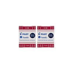 Namiki IC100 Fountain Pen Ink Cartridge, Blue/Black, 12 Cartridges per Pack (Pack os 2)