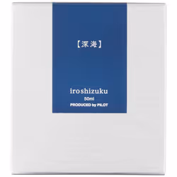 PILOT Iroshizuku Bottled Fountain Pen Ink  Shin-Kai  Deep Sea (Blue Black) 50ml Bottle (69225)