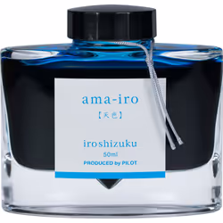 PILOT Iroshizuku Bottled Fountain Pen Ink Ama-Iro (Light Blue) 50ml Bottle (69226)