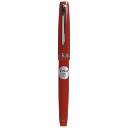 Pilot Falcon Collection Fountain Pen Red Barrel with Rhodium Accents Soft Extra Fine Nib Blue Ink (71620)