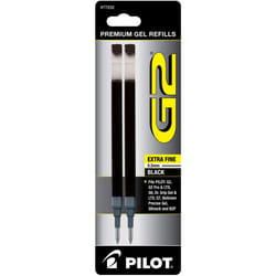 Pilot Q7  G2 Ltd  G2 Pro  Precise Gel BeGreen  Extra Fine  Blk  2/Pk