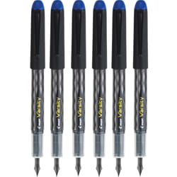 PILOT Varsity Disposable Fountain Pens  Blue Ink  Medium Point  Pack o