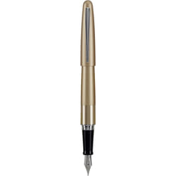 PILOT Metropolitan Collection Fountain Pen  Gold Barrel  Classic Design  Medium Nib  Black Ink 91109