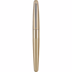 PILOT Metropolitan Collection Fountain Pen  Gold Barrel  Classic Design  Fine Nib  Black Ink (91112)