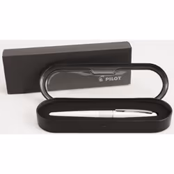 Pilot MR Animal Collection Fountain Pen in Gift Box  Matte White Barrel with White Tiger Accent  Medium Point Stainless Steel Nib  Refillable Black In