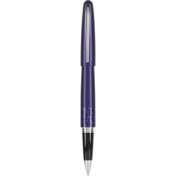 PILOT MR Animal Collection Gel Roller Pen in Gift Box  Matte Plum Barrel with Leopard Accent  Fine Point Stainless Steel Nib  Refillable Black Ink (91