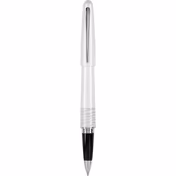 Pilot MR Animal Collection Gel Roller Pen in Gift Box Matte White Barrel with White Tiger Accent Fine Point Stainless Steel ...