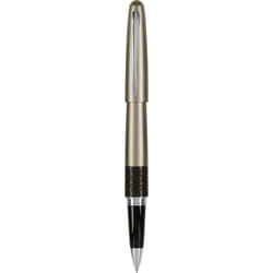 Pilot MR Animal Collection Gel Roller Pen in Gift Box  Matte Gold Barrel with Lizard Accent  Fine Point Stainless Steel Nib  Refillable Black Ink (912