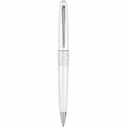 Pilot MR Animal Collection Ballpoint Pen in Gift Box Matte White Barrel with White Tiger Accent Medium Point Stainless Stee ...