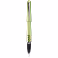 Pilot MR Retro Pop Collection Gel Roller Pen in Gift Box Green Barrel with Marble Accent Fine Point Stainless Steel Nib Re ...