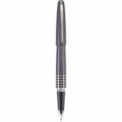 Pilot MR Retro Pop Collection Gel Roller Pen in Gift Box  Gray Barrel with Houndstooth Accent  Fine Point Stainless Steel Nib ...