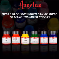 Angelus Acrylic Leather Paint Black 4oz