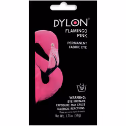 Dylon Permanent Fabric Dye 1.75oz-Flamingo Pink