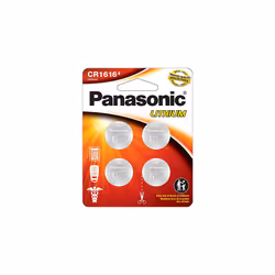 CR1616 3.0 Volt Long Lasting Lithium Coin Cell Batteries in Child Resistant, Standards Based Packaging, 4-Battery Pack