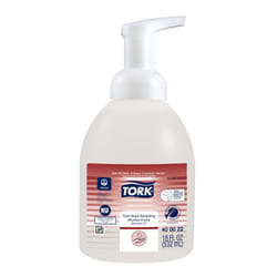 Tork Alcohol Foam Hand Sanitizer, 18 oz Pump Bottle, Unscented, 6/Carton 532 ml
