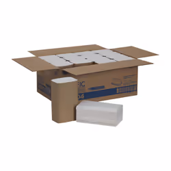 Pacific Blue Basic S-Fold Recycled Paper Towels (Previously Branded Envision) by GP PRO (Georgia-Pacific)  White  20904  250 Towels Per Pack  16 Packs
