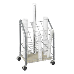 Safco Tubular Steel Wire Roll box file 20 sheets Grey