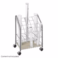 Safco Tubular Steel Wire Roll box file 20 sheets Grey